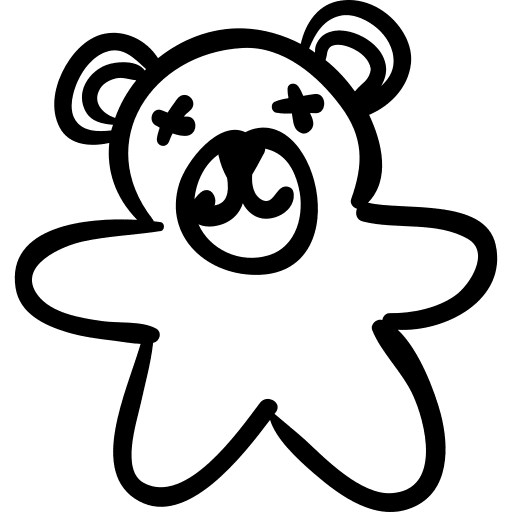 Bear toy bear toy animal entertaining icon