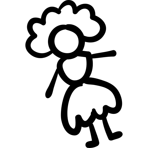 Outline other doll toys icon