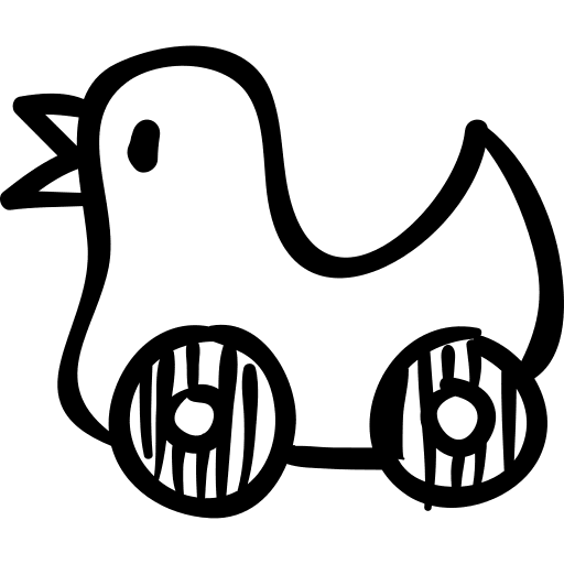 Transport duck transport toy icons icon