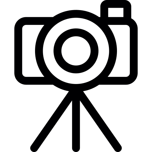 Camera tripod camera tripod photographer photo camera icon