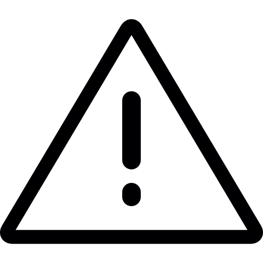 Exclamation important critical sign icon