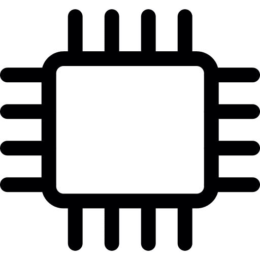 Ram memory computer computer chip microchip icon