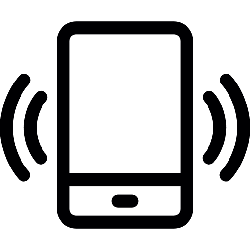 Telephone phone shake smartphone icon