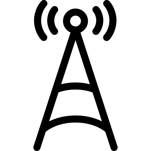 Tower signals towers antennas icon