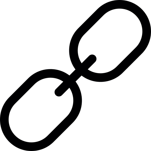 Link hyperlink linked chain icon