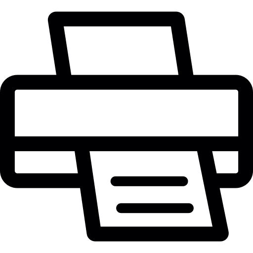 Printer printing printing machine file printing icon