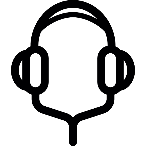 Music plug technology listen icon