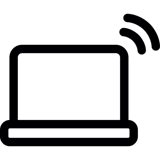 Laptop wireless wifi laptop icon