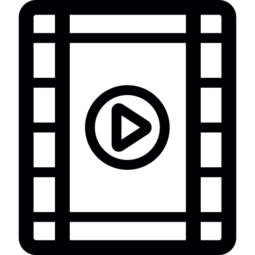 Technology video recording film technology icon