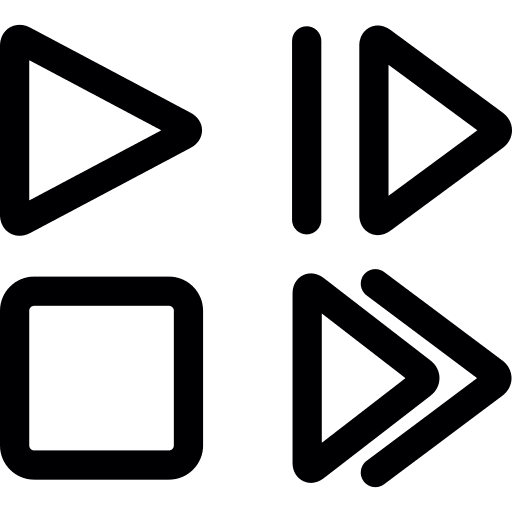 Arrows play button fast forward button skip icon