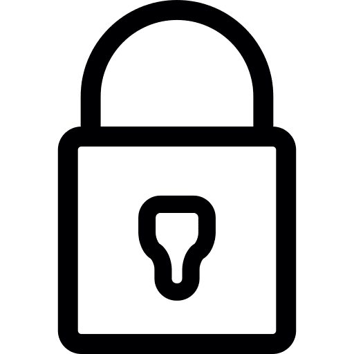 Security padlock locks security icon