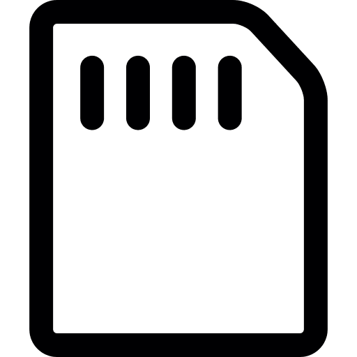 Telephone cards microchip info icon