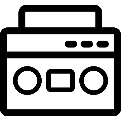 Musical music retro musical icon