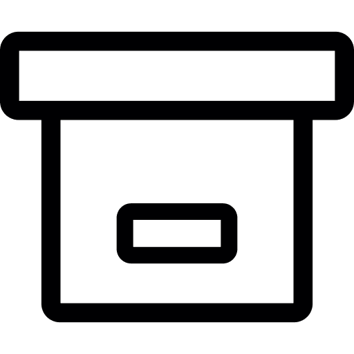 Box storage box box archive icon