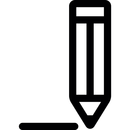 Edit writing tool crayones edit icon