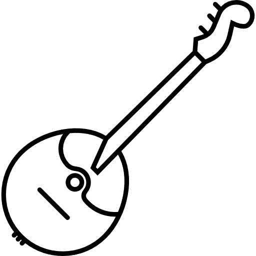 Domra russian string instrument musical instrument icon Domra russian string instrument musical instrument icon