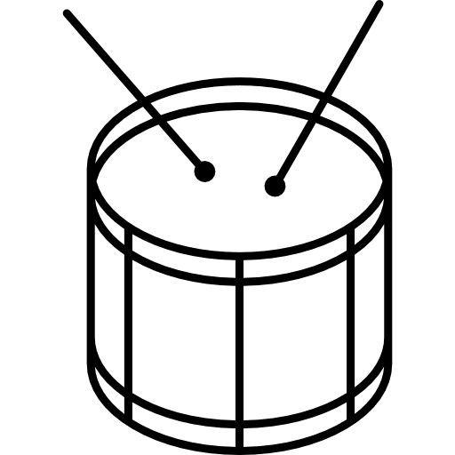 Drum rythm percussion instrument music icon Drum rythm percussion instrument music icon