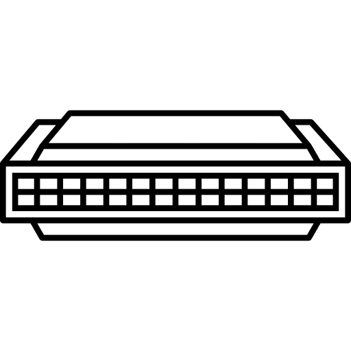 Harmonica music folk musical instrument icon Harmonica music folk musical instrument icon