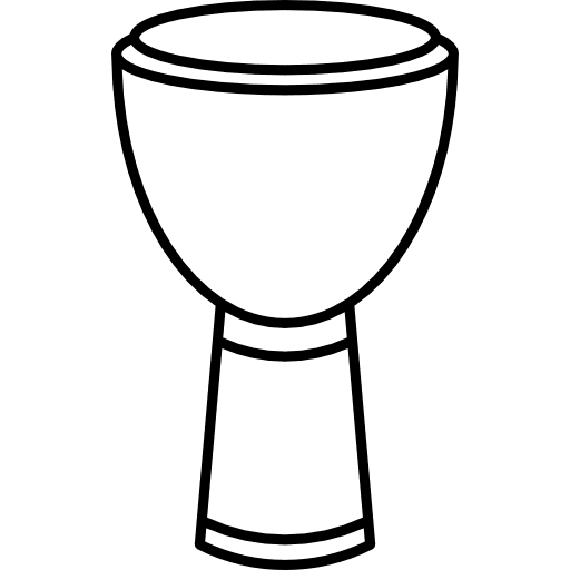 Tam tam music african percussion instrument icon Tam tam music african percussion instrument icon