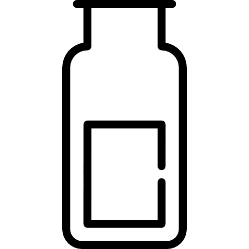 Bottle science lab tool icon
