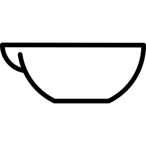 Evaporation dish laboratory chemistry tool icon