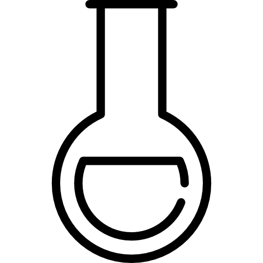 Florence flask tool chemical science icon