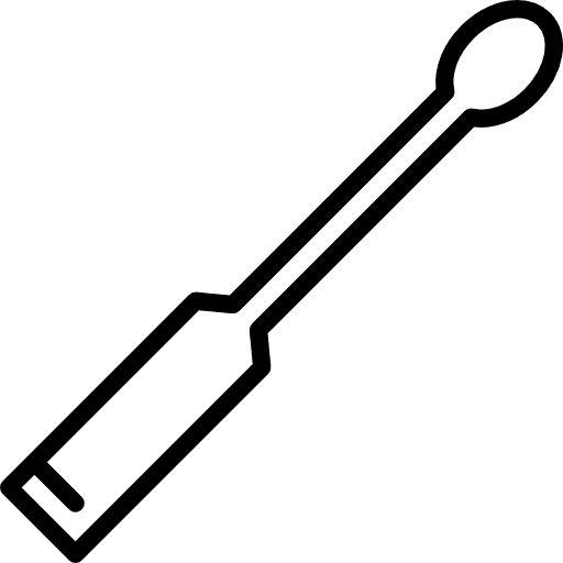 Spatula science tool medical icon