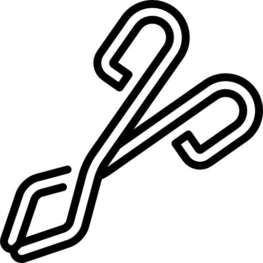 Tongs tool science laboratory icon