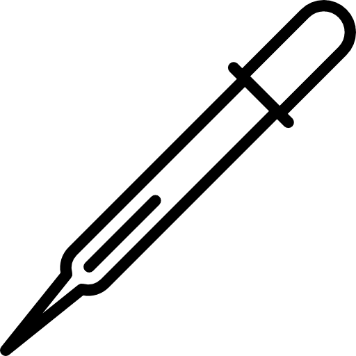 Dropper science tool laboratory icon