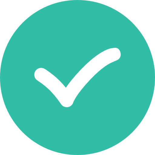 Checked green check haken true icon