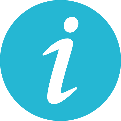 Info about help signs icon