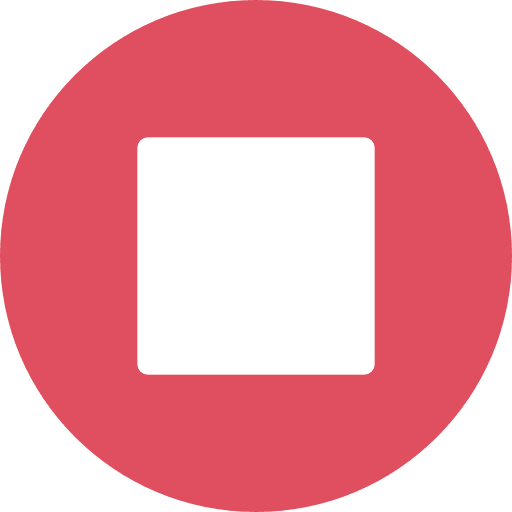 Stop stop square multimedia option icon