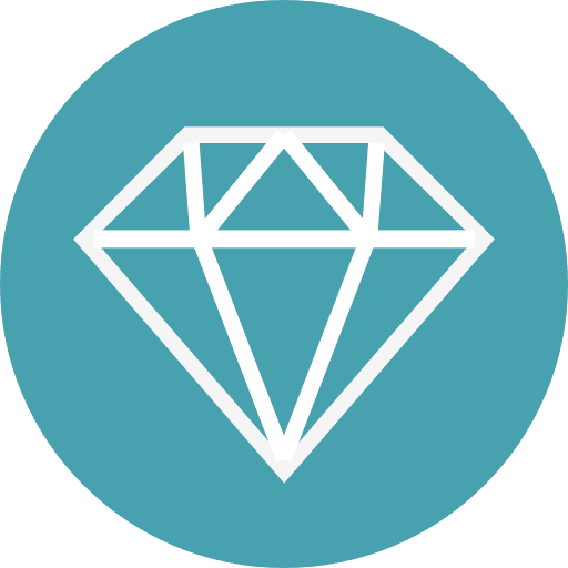 Diamond jewelry wealth precious stone icon