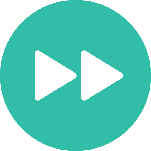 Fast forward interface fast forward advance icon