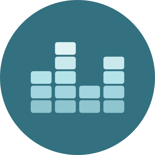 Sound bars music equalization ui icon