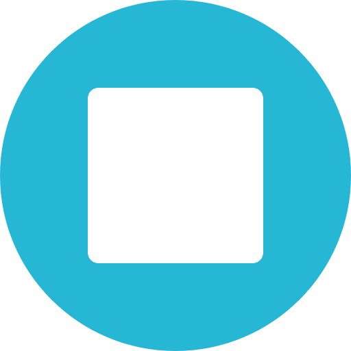 Stop music player stop ui icon