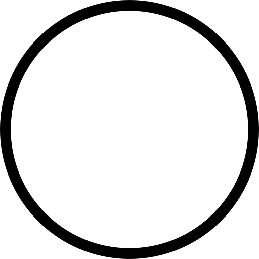 Circle interface shapes and symbols geometrical icon