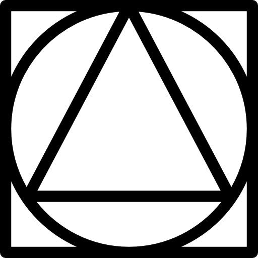 Triangle shapes shapes and symbols interface icon