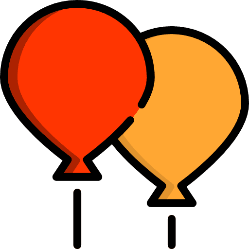 Balloon balloons new year birthday icon