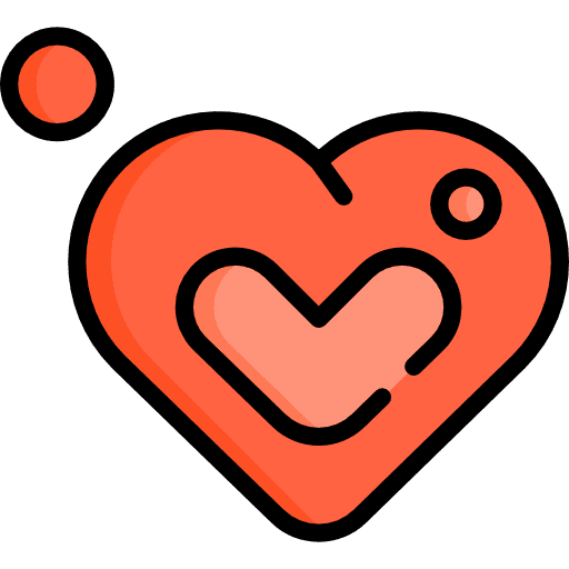 Heart shapes and symbols interface lover icon