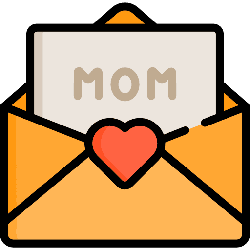 Letter message envelope celebration icon