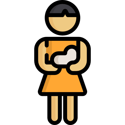 Mother kid and baby baby family icon Mother kid and baby baby family icon