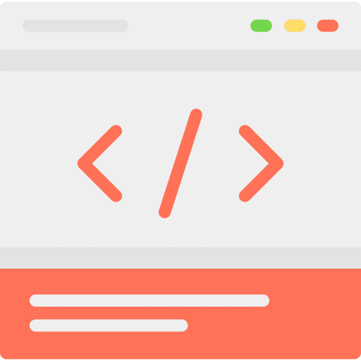 Browser coding seo and web browser icon