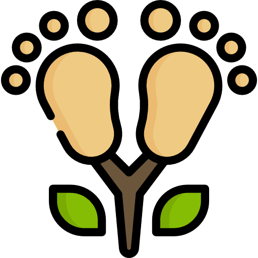 Footprint shape kid and baby footprint icon Footprint shape kid and baby footprint icon