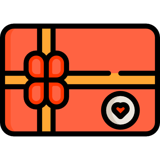 Gift christmas birthday and party present icon Gift christmas birthday and party present icon