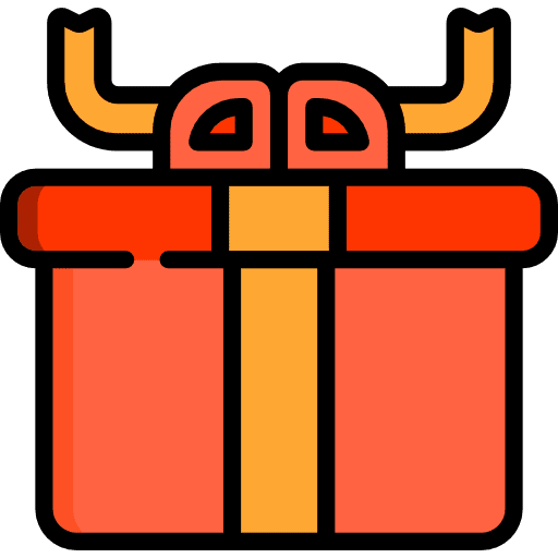 Gift present surprise birthday and party icon Gift present surprise birthday and party icon