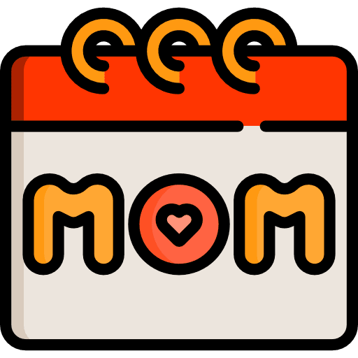 Mothers day mothers day celebration calendar icon Mothers day mothers day celebration calendar icon
