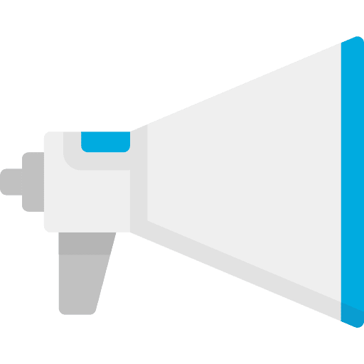 Megaphone marketing shout loudspeaker icon
