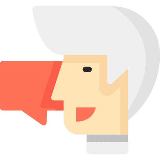 Customer microphone tie avatar icon