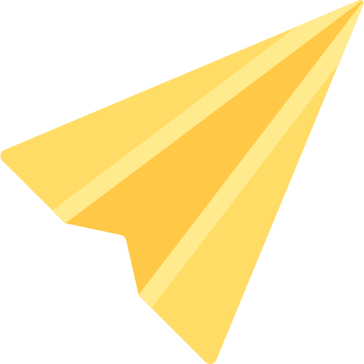 Message message childhood airplane origami icon